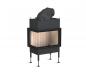 Preview: Brunner fireplace BKH 5.0 Eck 42-66-42 DTL green
