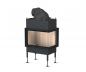 Preview: Brunner fireplace BKH 5.0 Eck 42-66-42 DTR green