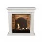 Preview: Ethanol fireplace Xaralyn Cadiz Stone White with medaillon