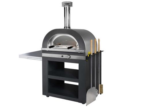 Clementi Gas-Pizzaofen Gold mit Premium-Troley