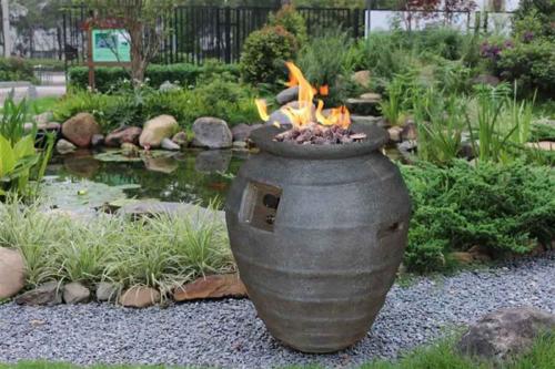 Modeno gas fire pit Katla antracita