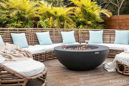 Elementi gas fire pit Lunar