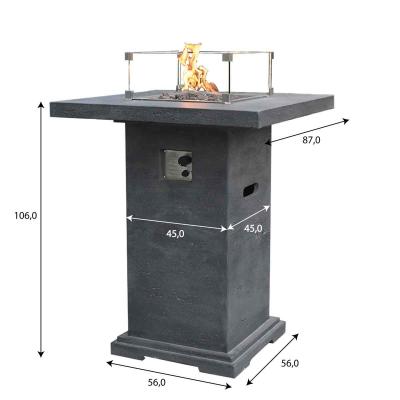 Elementi gas fire table Montreal