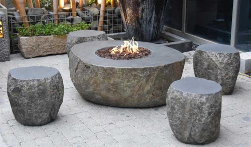 Elementi gas fire pit Vesuv-Set