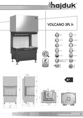 Preview: Kamineinsatz Hajduk Volcano 3PLh