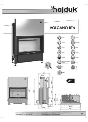 Preview: Hajduk fireplace Volcano BTh