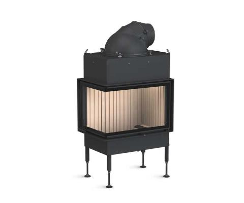 Brunner Kamineinsatz BKH 5.0 Eck 42-66-42 DTL green