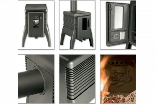 Preview: Kaminofen Iron Dog 02 von Brunner