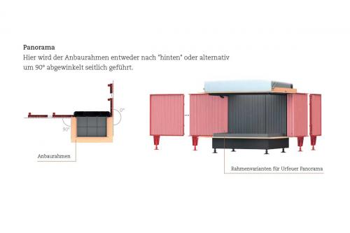 Preview: Brunner Offener Kamin Panorama Urfeuer® 50/44/66/44