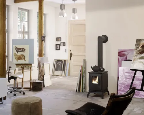 Preview: Kaminofen Iron Dog 01 von Brunner