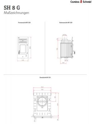 Preview: Heating insert Camina-Schmid SH 8 G