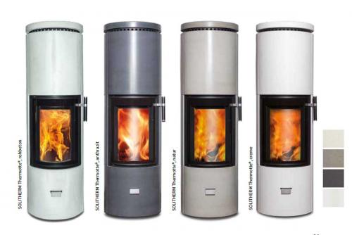 Preview: Kaminofen Solitherm Beton von Cera Design