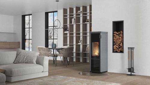 Kaminofen Conte Mini gerade von Cera Design