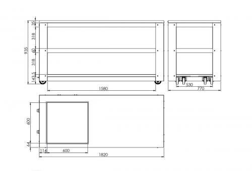 Preview: Clementi multifunctional worktop