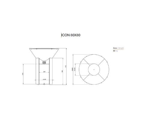 Preview: Clementi charcoal grill Icon 80