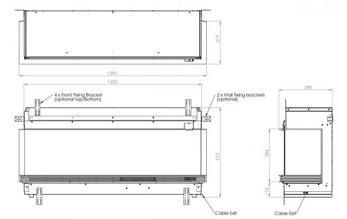 Elektrokamin Dimplex Vista 130 III