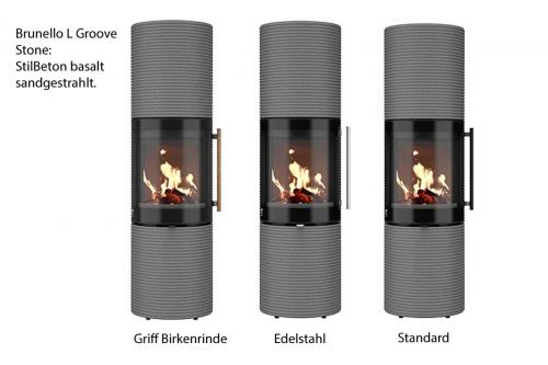 Preview: stove Drooff Brunello 2L Groove stone
