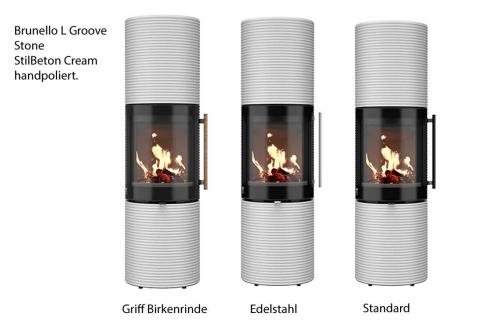 Preview: stove Drooff Brunello 2L Groove stone