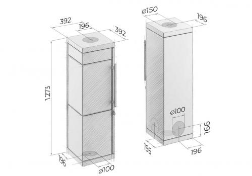 Preview: stove Drooff Livera 2M