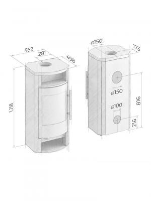 Preview: Kaminofen Drooff Arola 2