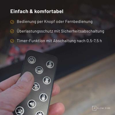 Glow Fire Elektrokamin Portia Mini