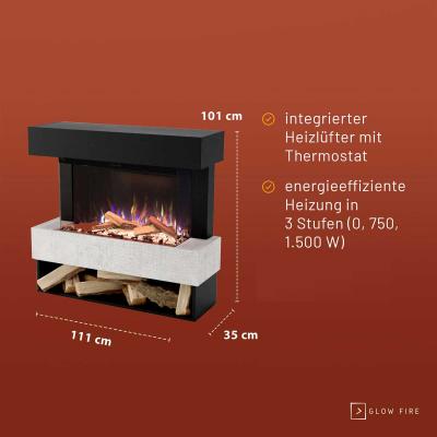 Glow Fire Elektrokamin PR5 3D