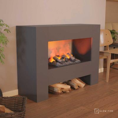 Preview: Electric fireplace Fallada omc 500 with logs