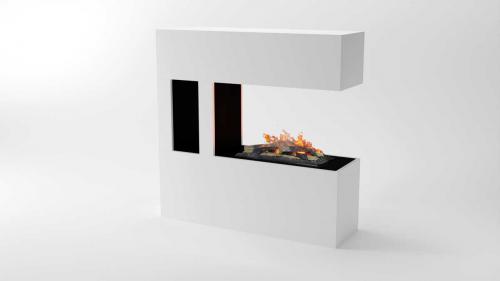 Preview: Electric fireplace Schiller Pocket