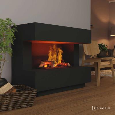 Preview: Electric fireplace Kant with OMC 600 logs deluxe