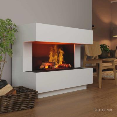 Electric fireplace Kant with OMC 600 logs deluxe