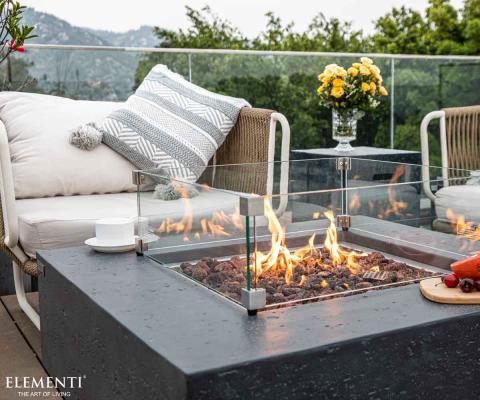 Preview: Elementi gas fire pit Manhattan