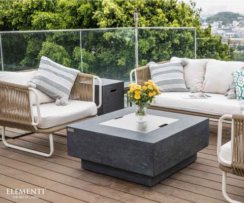 Preview: Elementi gas fire pit Manhattan