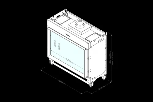 Preview: Faber gas fireplace Matrix 1050-650-1