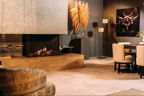 Faber gas fireplace Matrix-Hybrid 1050-650-3