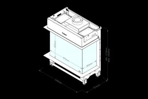 Preview: Faber gas fireplace Matrix 800-650-3