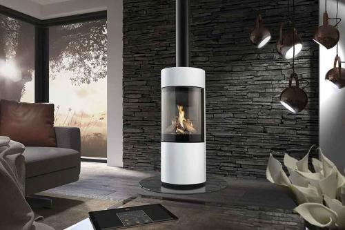 Gaskaminofen Passo G weiß von DRU/Spartherm