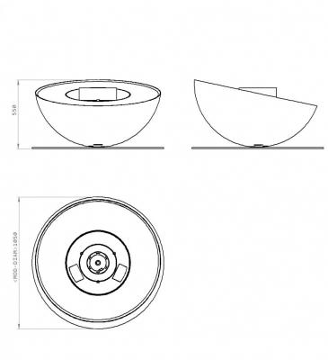 Preview: Glammfire fire pit Mileto