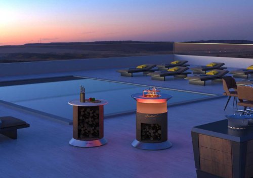 Preview: Glammfire BBQ  fire pit Alba