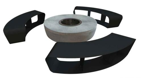 Glammfire fire pit Zarzuela