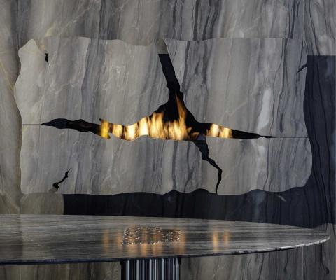 Preview: Glammfire Bioethanol-Wandkamin Apollo IV