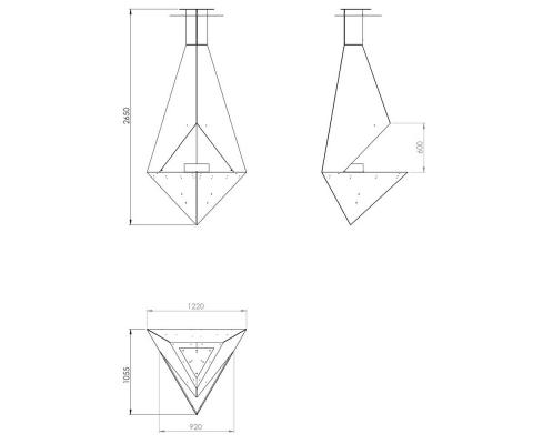 Glammfire Bioethanolkamin Pythagoras