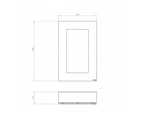 Glammfire Bioethanol-Wandkamin Tango