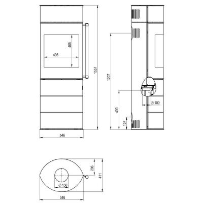 H&M Stove CITRO 2.0 L black