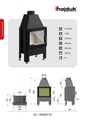 Preview: Hajduk fireplace Smart 1 XT