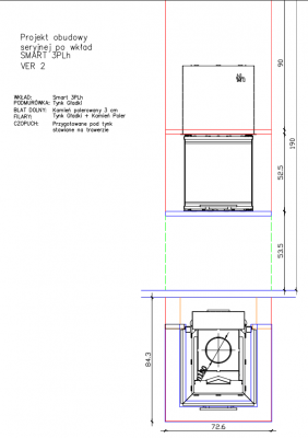 Hajduk Kaminbausatz PURE mit Smart 3 PLh
