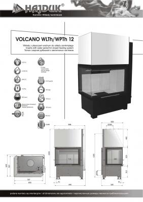Preview: Hajduk Kamineinsatz VOLCANO WLTh 12/WPTh 12