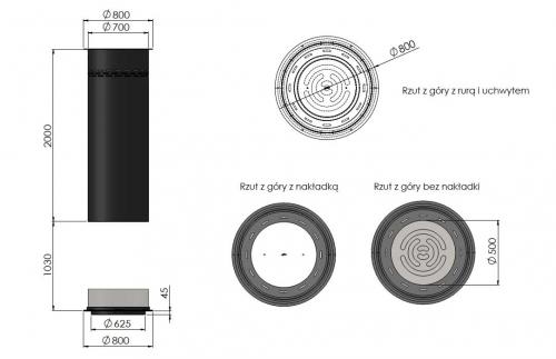 Preview: inFire INROUND Bioethanolkamin