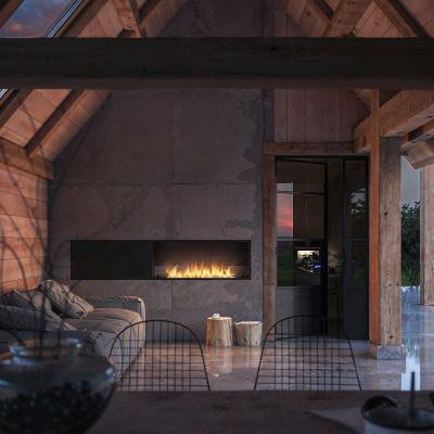 Preview: Bioethanol-Einbaukamin Inside Black Slim 1200 von Infire