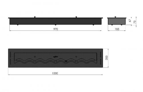 Infire Black Burner 1000