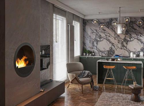 bioethanolkamin Incyrcle Slim Inside von Infire